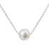 Perlový náhrdelník z pravých riečnych periel biely 22014.1