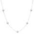 Perlový náhrdelník z pravých riečnych periel biely 22015.1