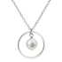 Perlový náhrdelník z pravých riečnych periel biely 22018.1
