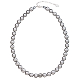 Perlový náhrdelník šedý 32011.3