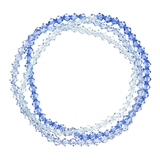 Náramok s krištálmi modrý 733081.3 sapphire