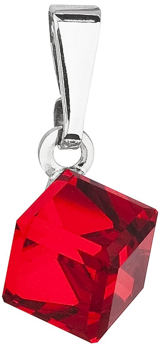 Prívesok bižutéria so Swarovski krištálmi červená perlička 54019.3