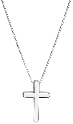 Strieborný náhrdelník s príveskom krížik 62005