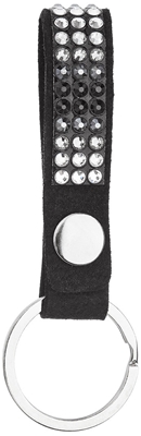 Kľúčenka s krištálmi Swarovski čierna 78003.3