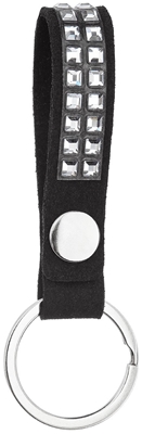Kľúčenka s krištálmi Swarovski čierna 78004.3