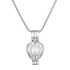 Strieborný náhrdelník s bielou perlou 72056.1