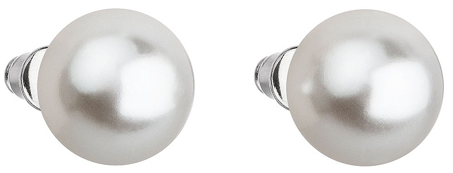Náušnice bižuterie perličky bílé 71108.1