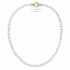 Perlový náhrdelník z pravých riečnych periel biely 22001.1 Au plating