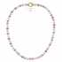 Perlový náhrdelník z pravých riečnych periel mix farieb 22004.3 Au plating