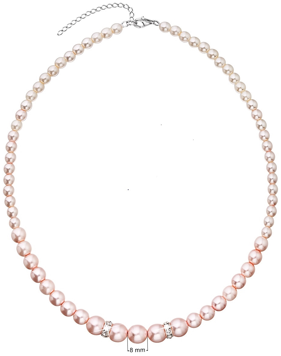 Perlový náhrdelník ružový 32036.3