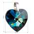 Strieborný prívesok s krištáľmi Swarovski modré srdce 34004.5